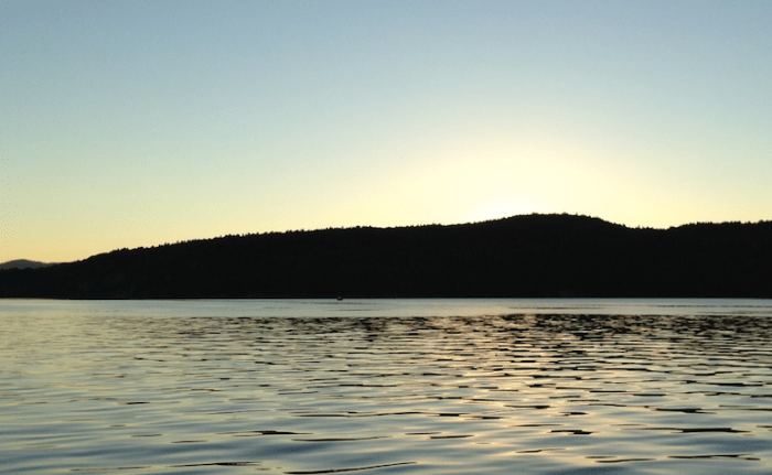 at the lake